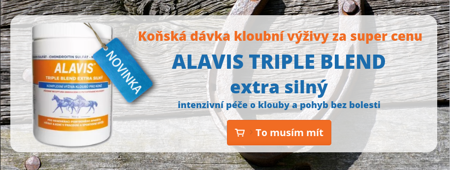 Konský Alavis Triple Blend Extra Silný