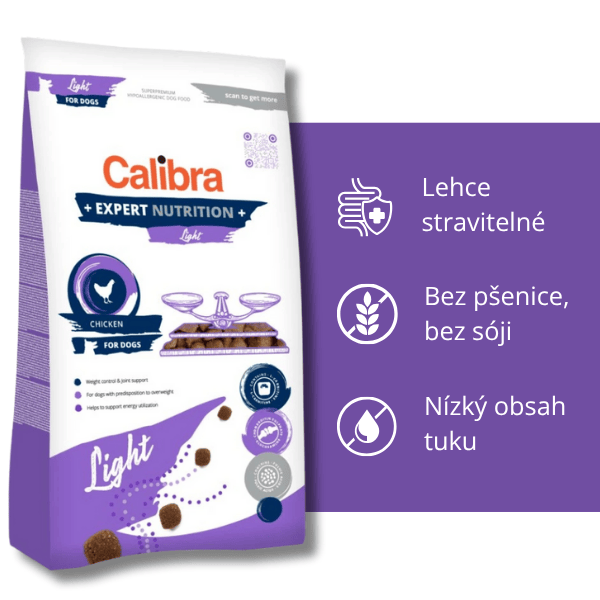 Calibra Dog EN Light – granuly pre psov s nadváhou