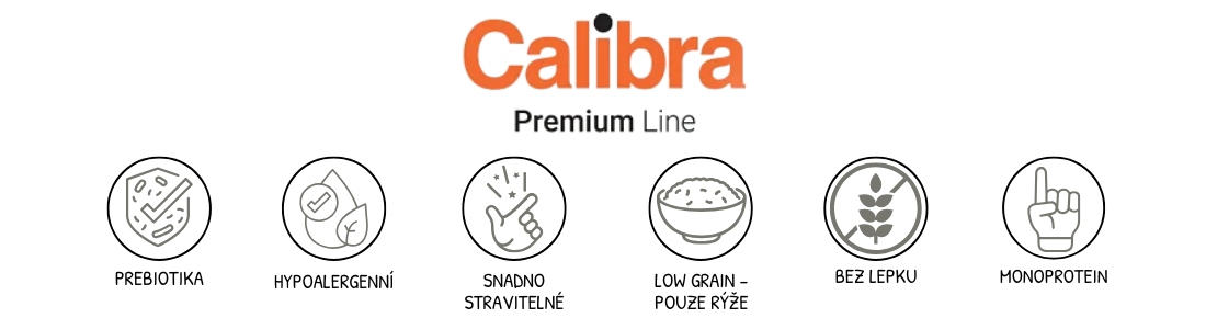 Calibra Dog Premium Line Sensitive – jahňacie granuly pre psov s citlivým trávením