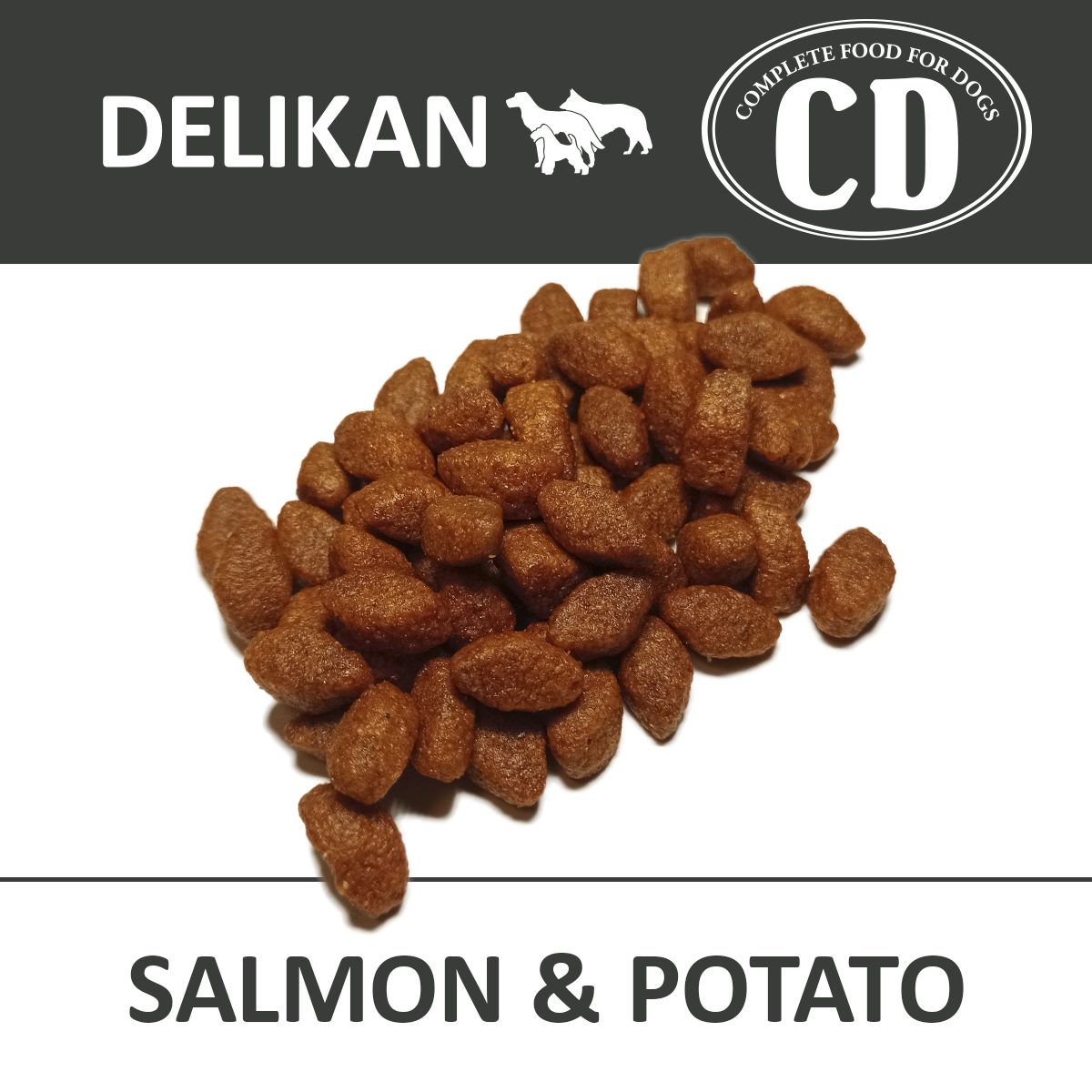 Delikan CD Salmon and potato Dog 15 kg – granuly s lososom a zemiakmi pre psov