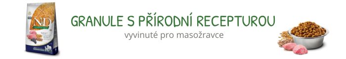 Jahňacie mäso a čučoriedky v granulách N&D Low Grain pre psov